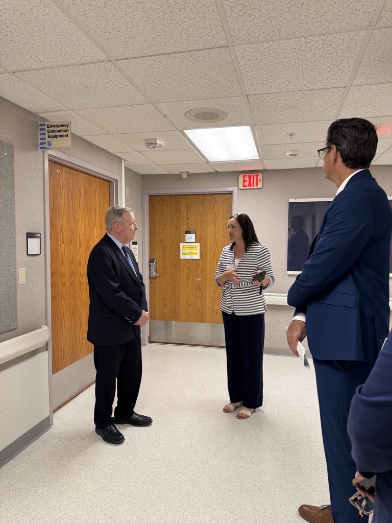 DURBIN TOURS SITE OF OSF HEALTHCARE’S OUTPATIENT DENTAL CLINIC IN PEORIA